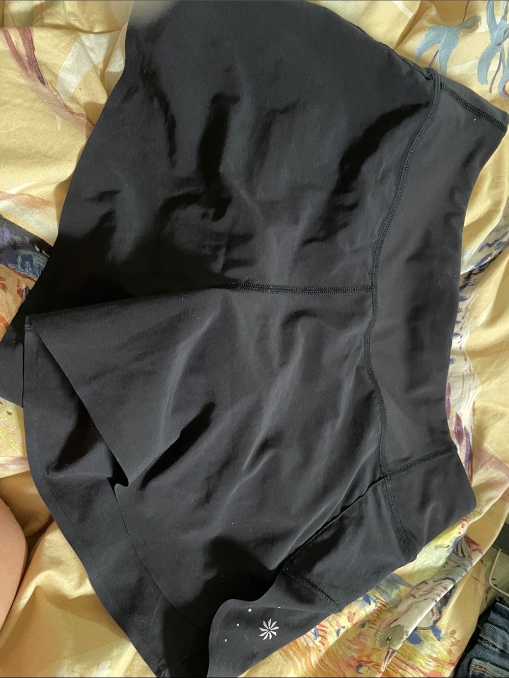 Black Athleta Shorts with Inner Undies - XS